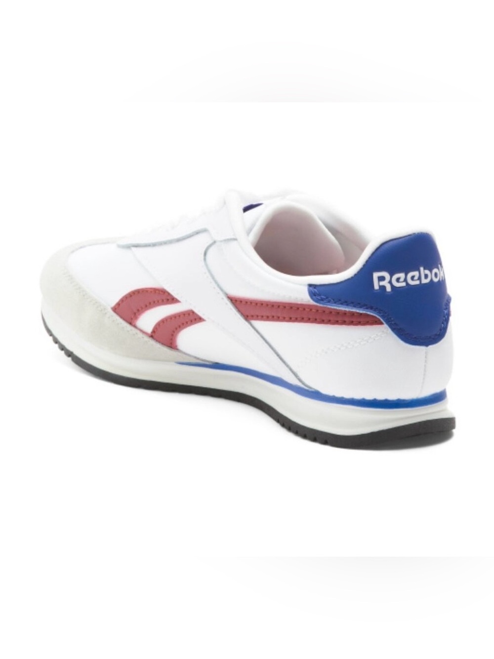 NWT Reebok women’s Classic blue White & Red Low-Top Sneaker 9 - Picture 2 of 4